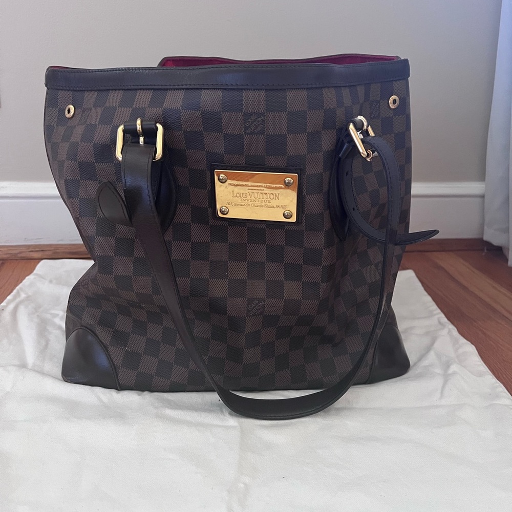 Louis Vuitton check Hampstead Damien Large